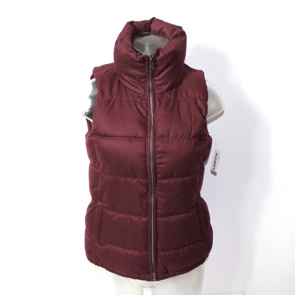 Old Navy Winter Puffer Vest Womens Sz XS New - Picture 8 of 8